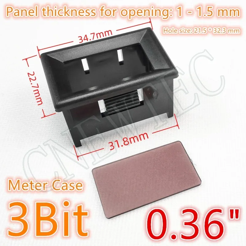Digital tube housing: 0.36 inches, 0.56 inches, 3 digits, 4 digits