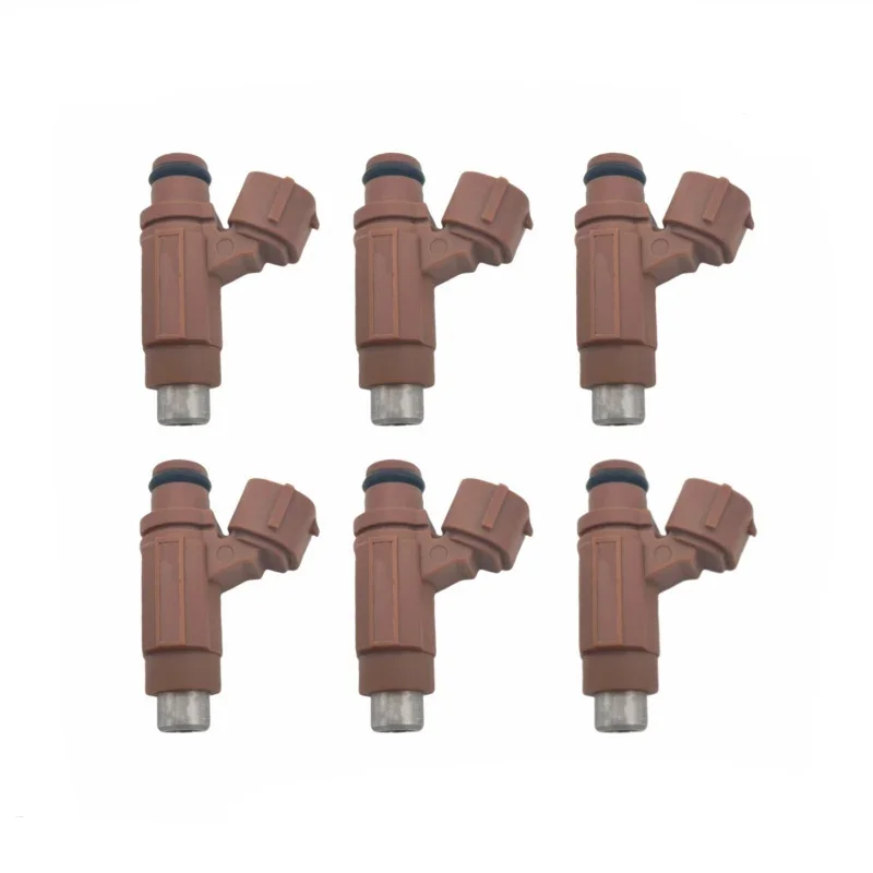 

6 шт. топливная форсунка 4 отверстия с уплотнительными кольцами 15710-96j00 1571096j00 для подвесного двигателя Suzuki Df150 200 225 250 300 л.с.