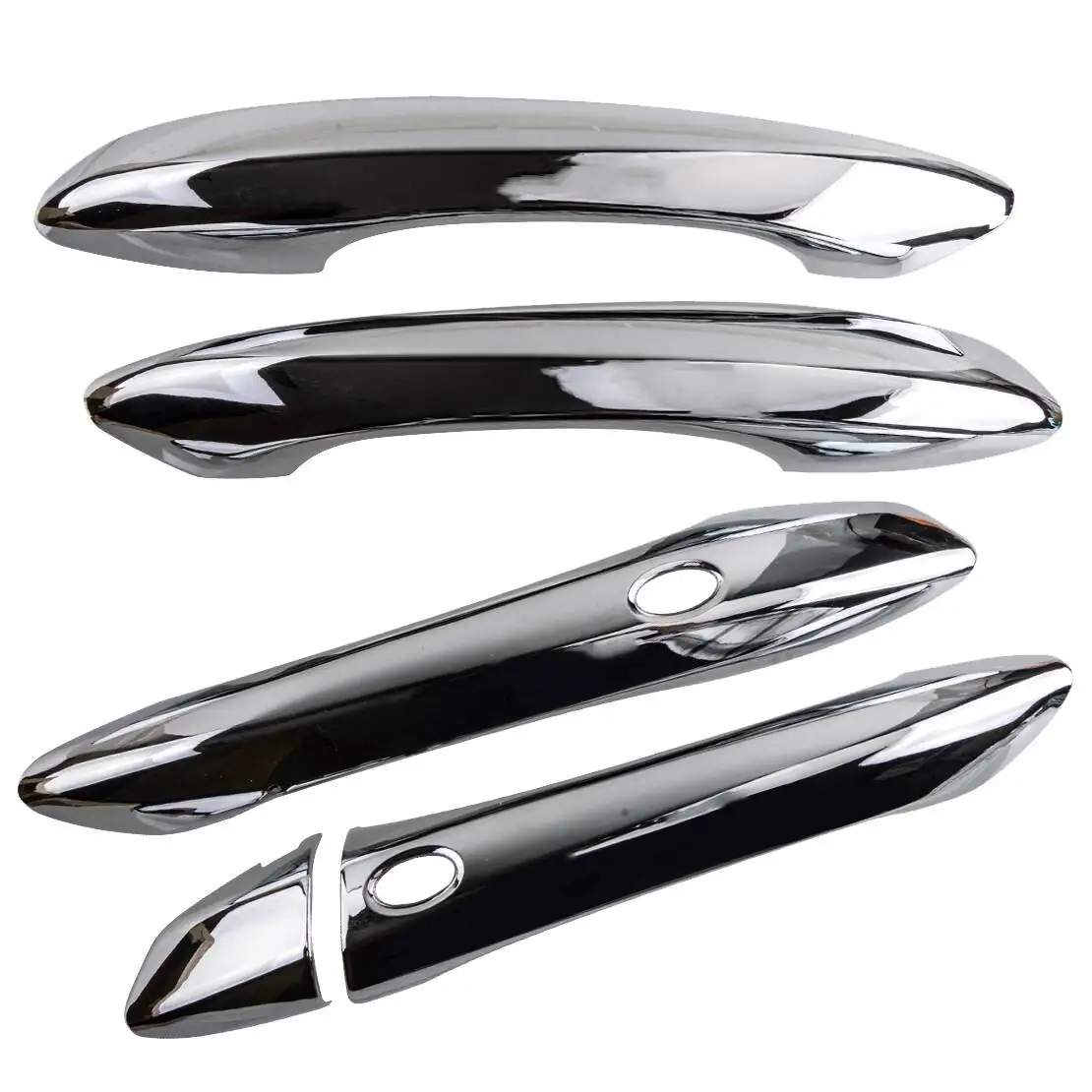 Exterior Door Handle Cover Trim Protector with Keyless ABS Chrome fit for Hyundai Tucson 2023 2024 2025 LHD