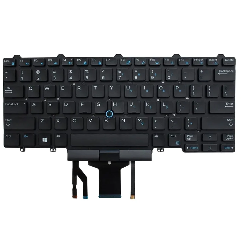 

Replacement Keyboard Compatible for Dell Latitude E5450 E5470 E7450 E7470 E5480 E5490 with Pointer and Backlight
