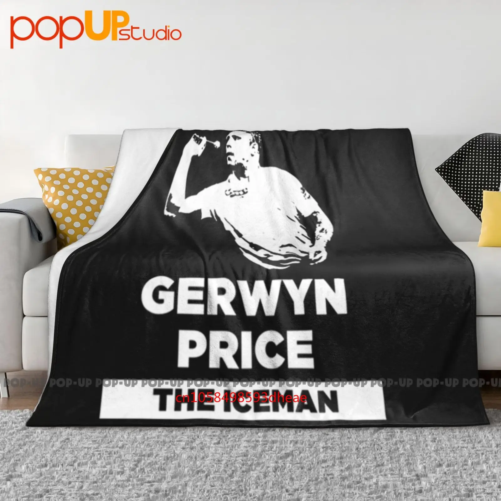 بطانية Snakebite Peter Wright Darts فائقة النعومة، غطاء أريكة شتوي، أغطية سرير