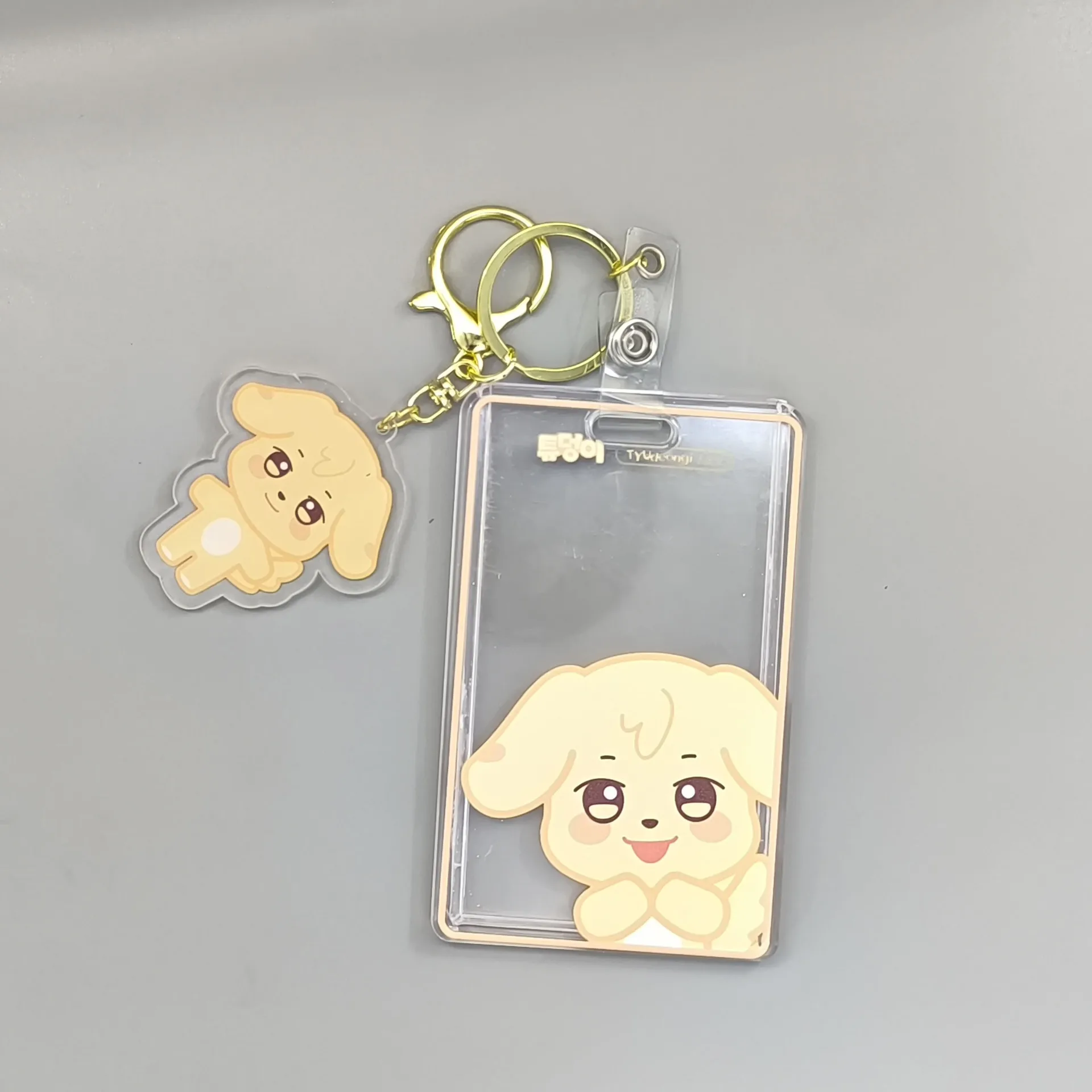 Korean Boy band ATEEZ Acrylic Card Student Card Holder Keychain Bus Card Protection Case Hongjoong Yunho Yeosang San Fan Gift