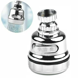 Rotating Faucet Movable 3 Mode Kitchen Tap Head 360 Degree Water-Saving Nozzle Sprayer Filter Extension Tube Kitchen Accessories