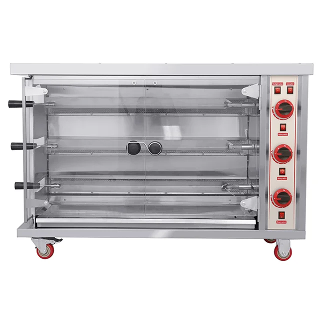

Chicken Rotissorie Oven Roaster with Skewer and Rack Propane Chicken Rotisserie