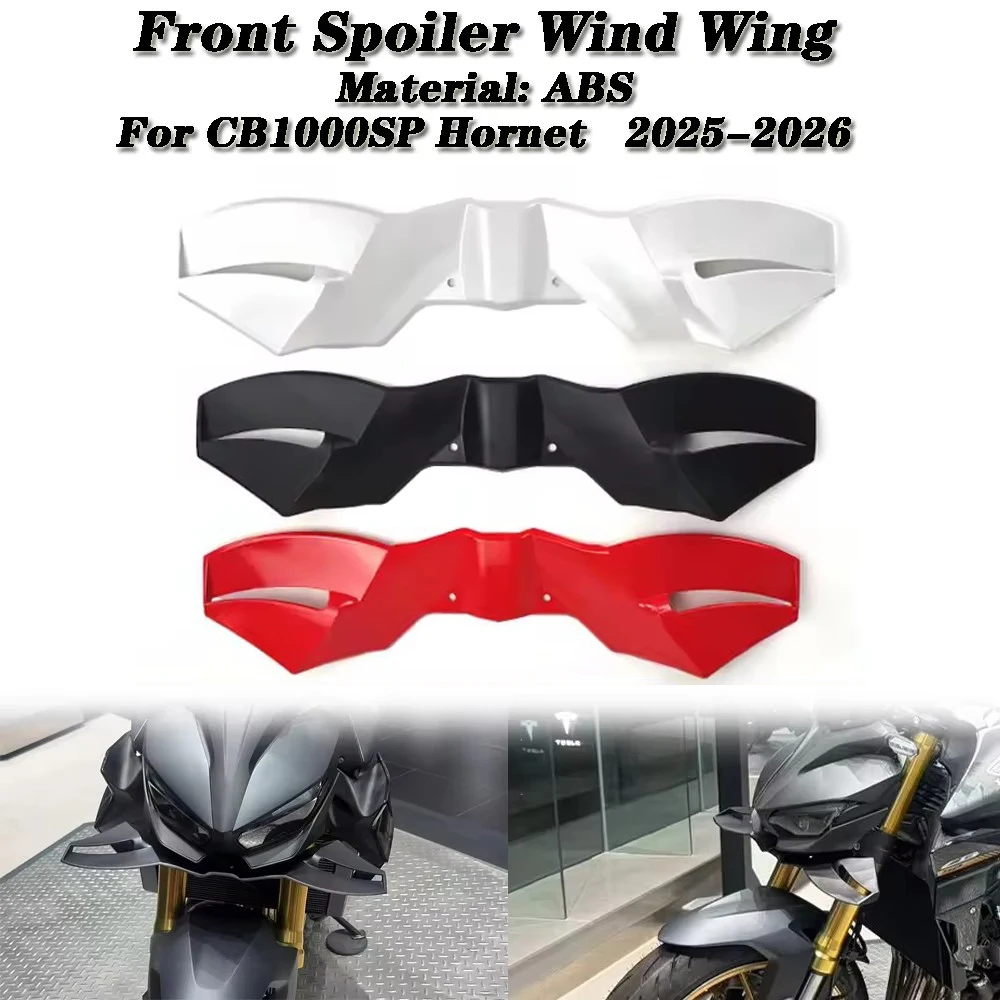 Für CB 1000 SP Hornet 2025 2026 Motorrad Frontspoiler Downforce Winglet Aerodynamischer Flügel Frontspoiler Untere Spoiler
