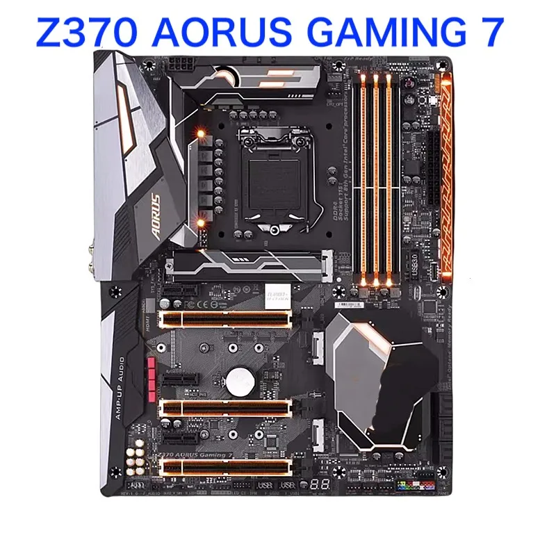 For Gigabyte Z370 AORUS GAMING 7 Desktop Motherboard 64GB LGA 1151 DDR4 ATX Mainboard 100% Tested OK Fully Work Free Shipping