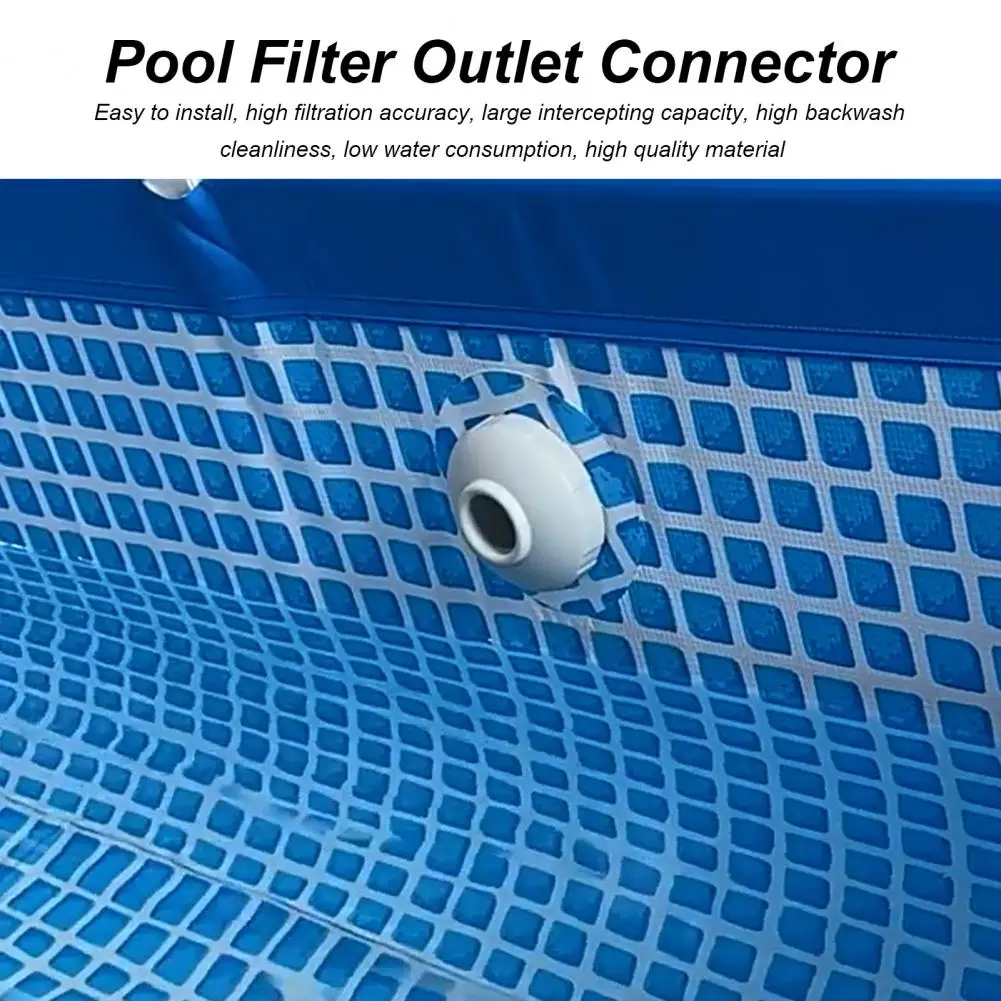 Durable Filter Tube Connector Strainer Grid Design Faucet Fitting Opening Water Directional Flow Inlet Pool Nozzle Filtering