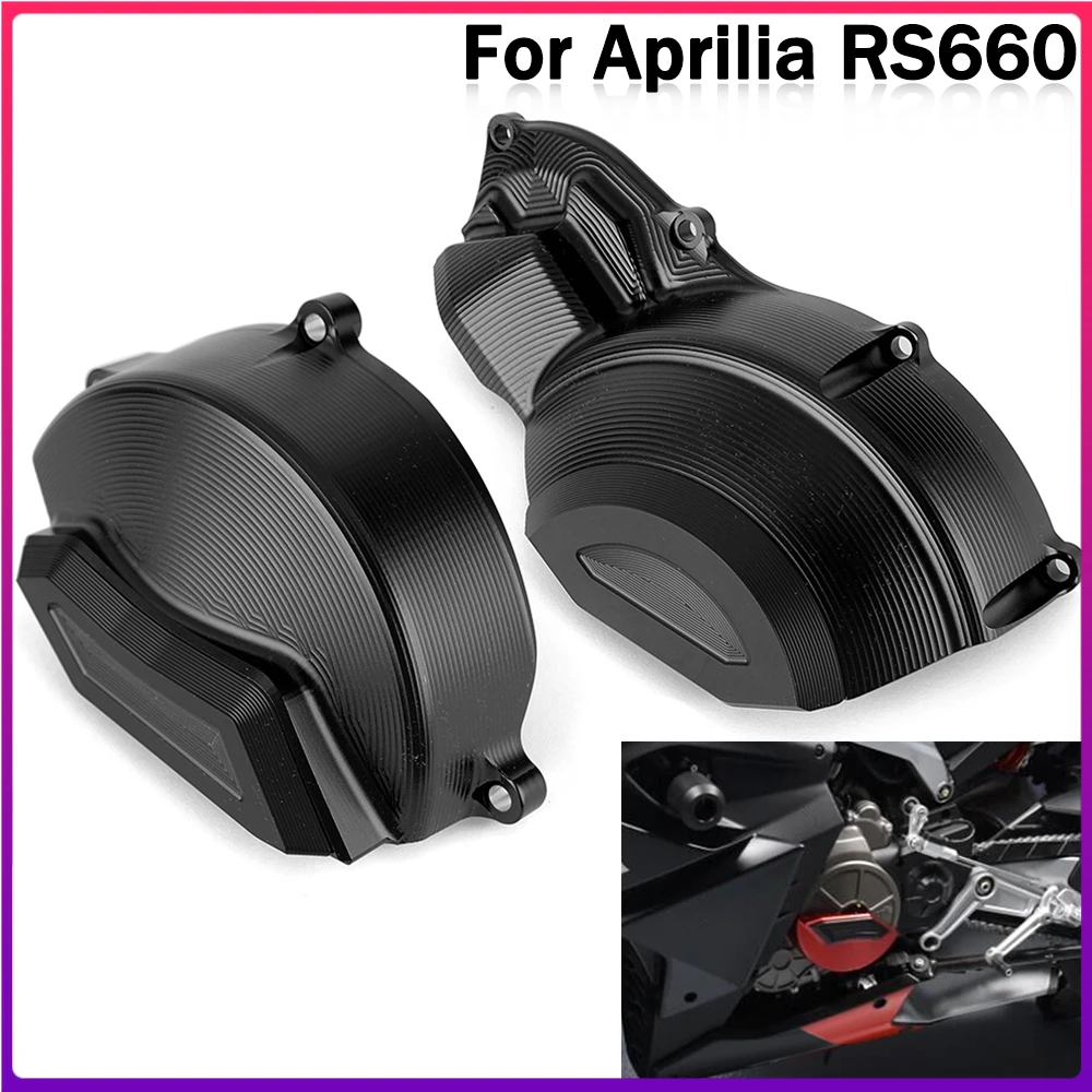 For Aprilia RS 660 2020-2024 Motorcycle Engine Cover Protection Case RS660 Side Guard Frame Silder Accessories