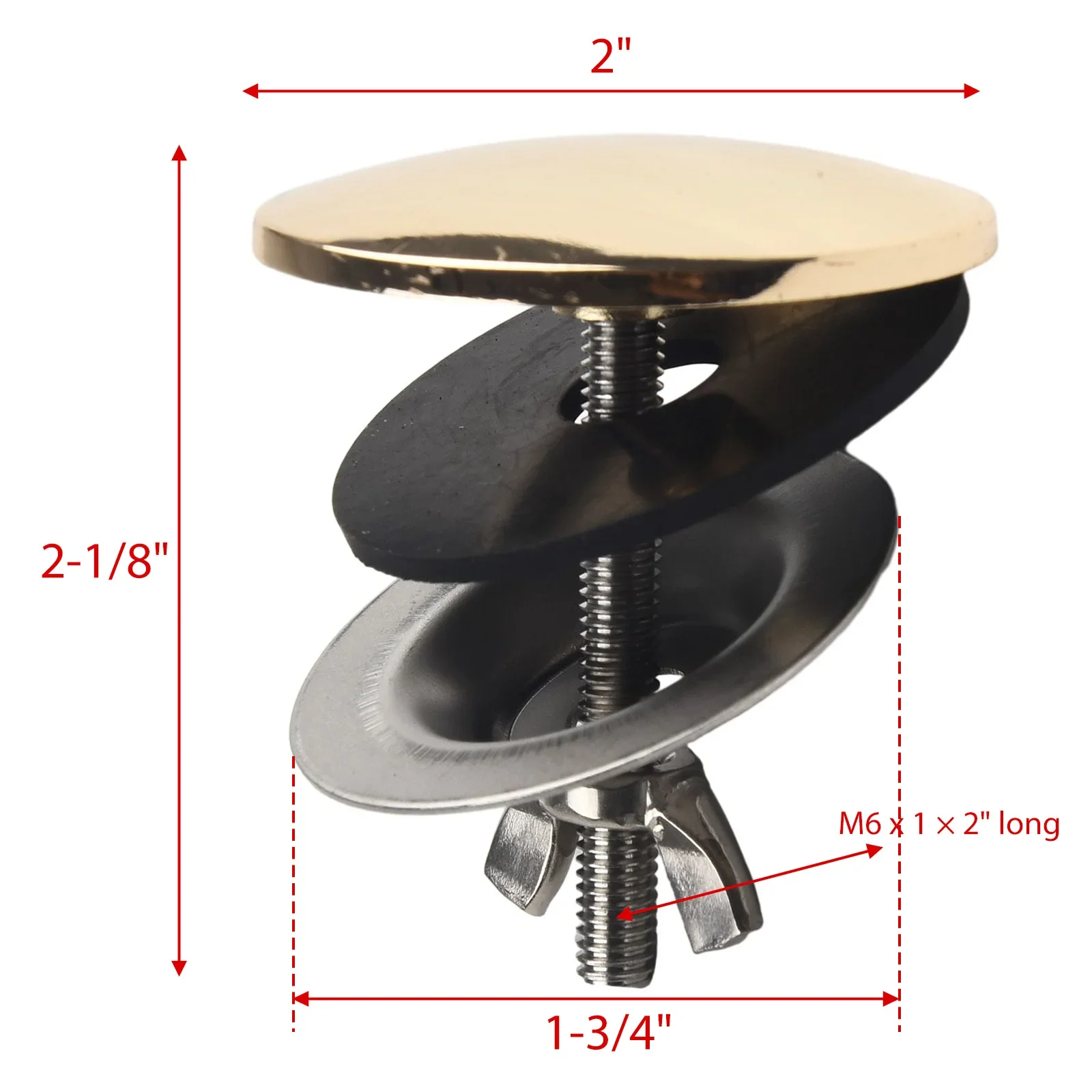 Faucet Hole Cover Kitchen Sink Plug Bathroom Eliminate Clogging High Strength Stainless Steel Basin Hole Sealing Plug