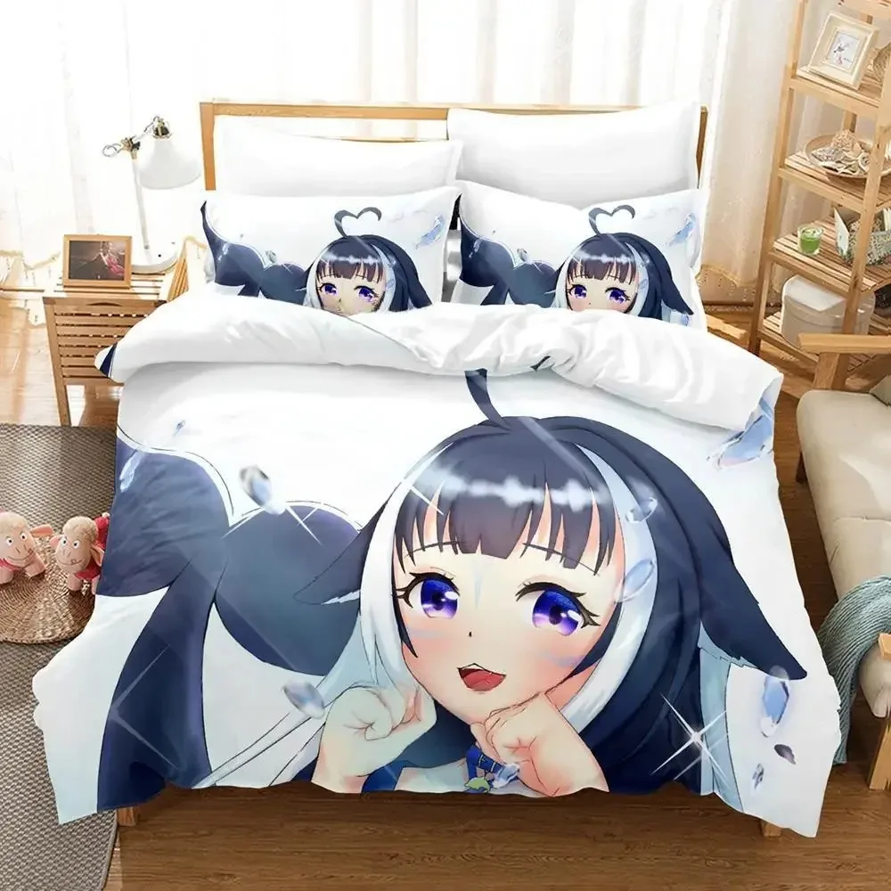 Nova impressão 3d anime kawaii meninas shylily conjunto de cama único gêmeo completo rainha king size conjunto adulto criança quarto conjuntos capa edredão