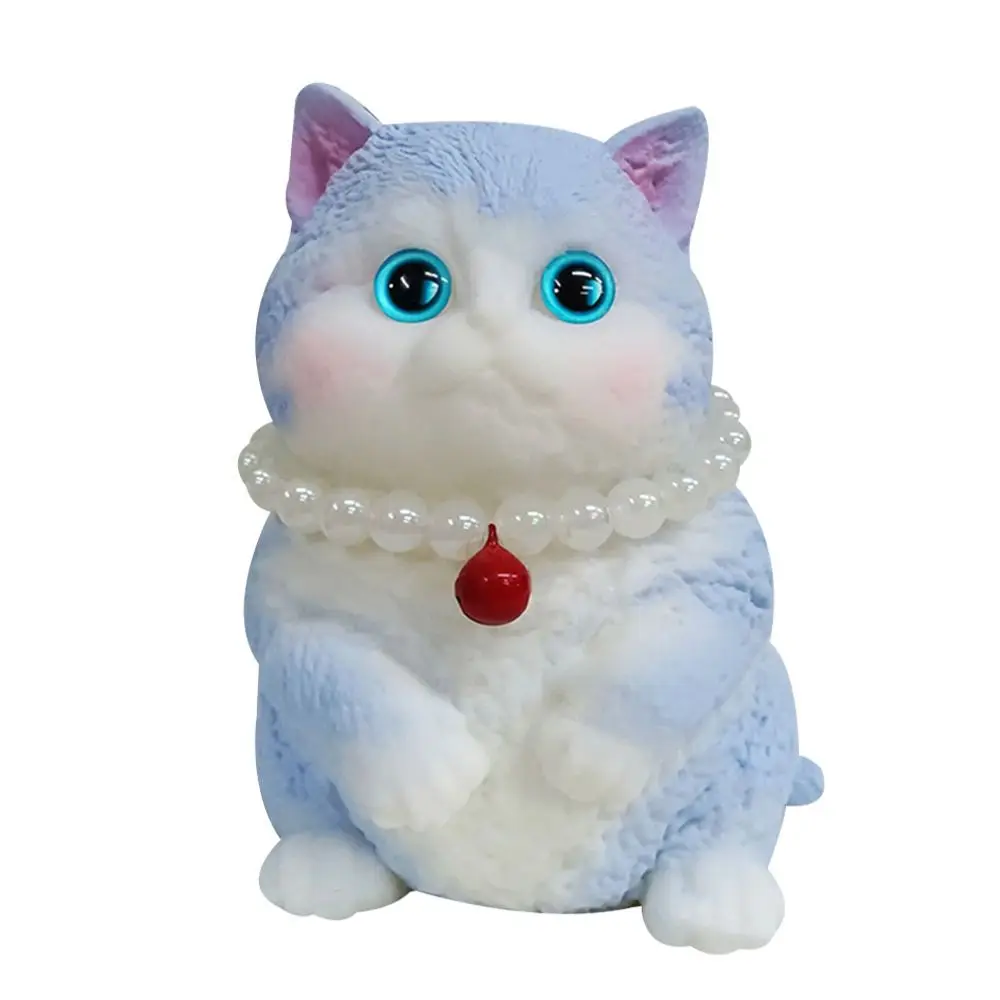 Taba Squishy Relief Squeeze Cat Toys Cute Cat Squishy Fidget Relief Stress Toy Big Silicone Cat Toys for Adults Kids