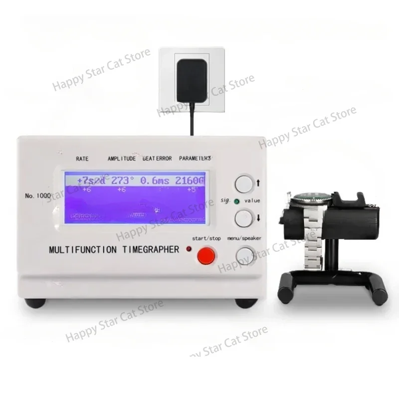 No.1000 Timegrapher Mechanical Watch Tester Testing Tool for Repairers Hobbyists Watch Test Repairing Tool Timing Tester