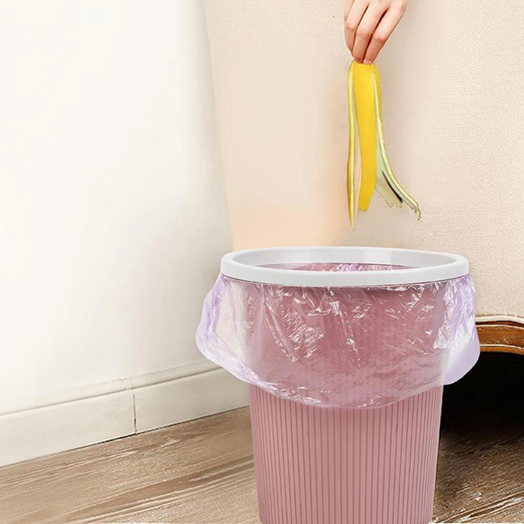 20PCS/Roll 50cm X 45cm Garbage Bag Household Thickening Vest Hanging Trash Bag Kitchen Living Room And Bathroom Rubbish Bag