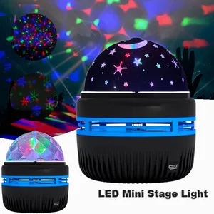 LED Star Galaxia USB -Projektorlampe Automatische Rotation Magie Ball Licht Lichtfarbe Stern mit Fernbedienung Nachtlichter Raumdekoration 8 Hauptverkaufsprojektor Samsung Portatil - №3