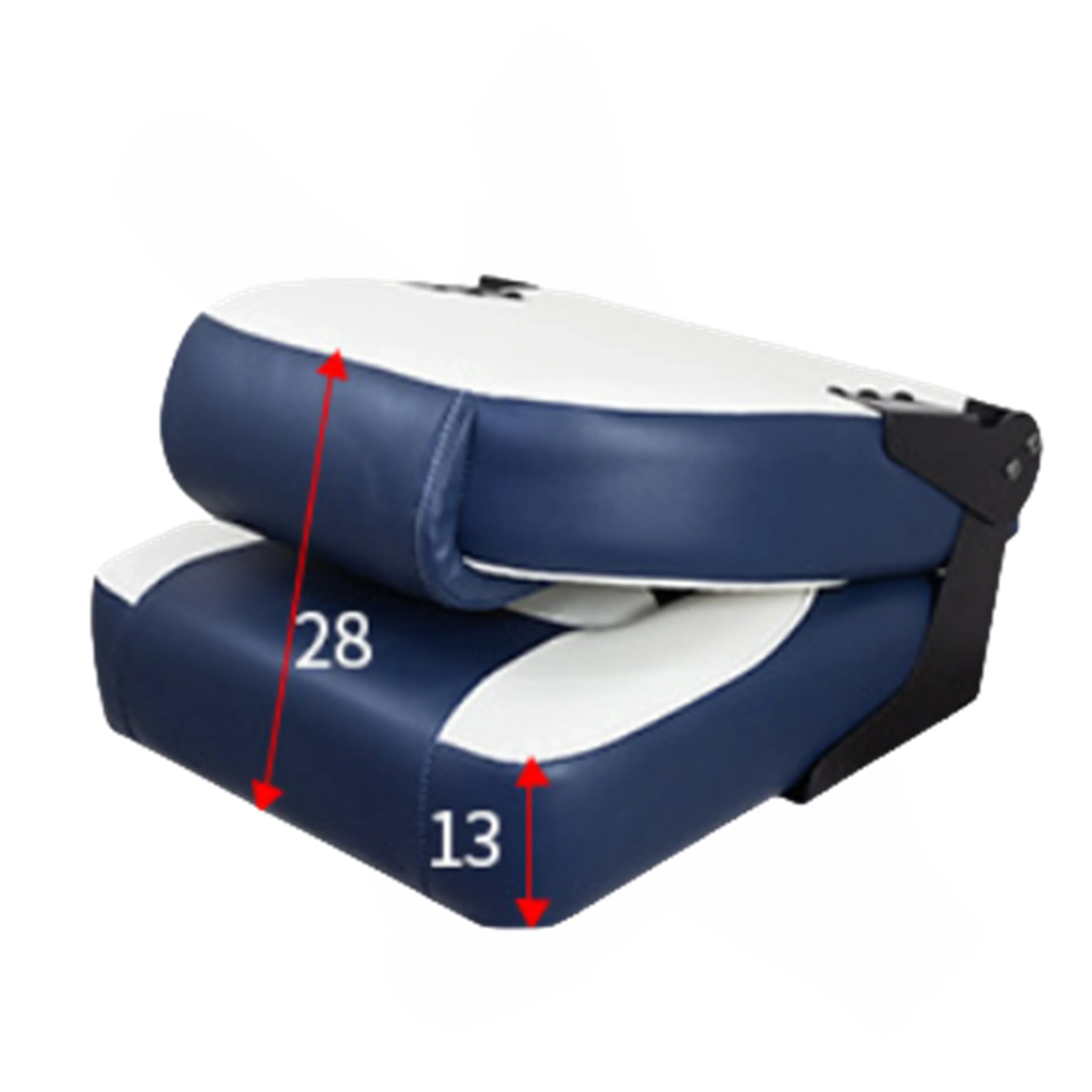 China Factory Customized Premium Low Back Folding Chairs Marine Captain Seat Boat Accessories Fishing Boat Seats Piston Par