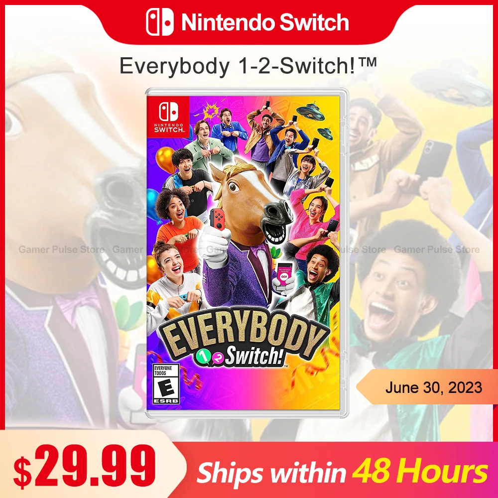 Everybody 1-2-Switch! Nintendo Switch Game Deals 100% Original Physical Game Card Party Genre for Nintendo Switch OLED Lite