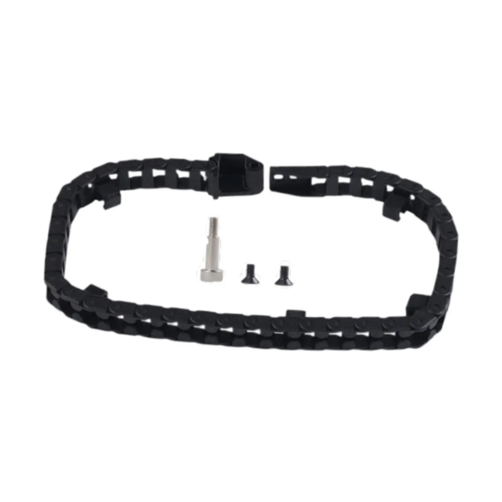 

Открытая цепная кабельная цепь, практичная, простая в установке, профессиональные аксессуары, черный кабельный носитель мостового типа 0,24x0,39 дюйма для 3D-принтера