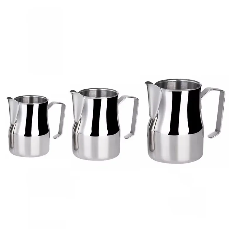 

350/550/750 мл кувшин для вспенивания молока из нержавеющей стали, толстые кружки для вспенивания молока для кофе, итальянский кувшин для латте, кувшин для молока, чашка для вспенивания молока