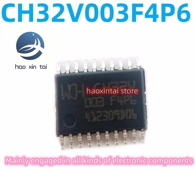 

100pcs spot shot new original CH32V003F4P6 industrial-grade RISC-V MCU TSSOP-20