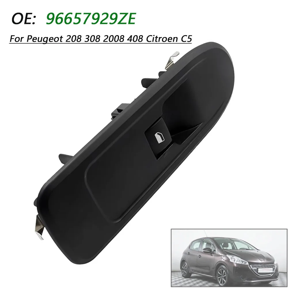 

Электрический переключатель управления стеклоподъемником со стороны пассажира, кнопка подъема для Peugeot 208 308 2008 408 Citroen C5 96657929ZE