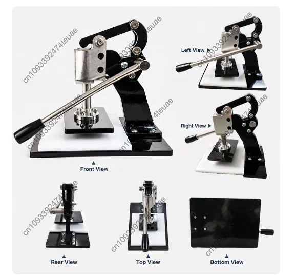 E09 Manual Lever Press Machine, Mini Leather Die Cutting Press, Multi-functional DIY Press Tool for Leather Die Cutting, Punchin