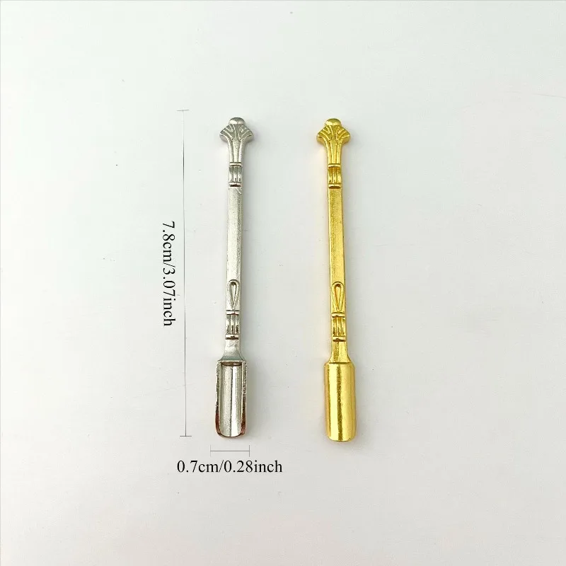 Aluminum Alloy Opium scraper Metal Hookah nail mini snuff spoon Portable Snuff tube High Quality Snuff pipe Smoking Accessories - view 2
