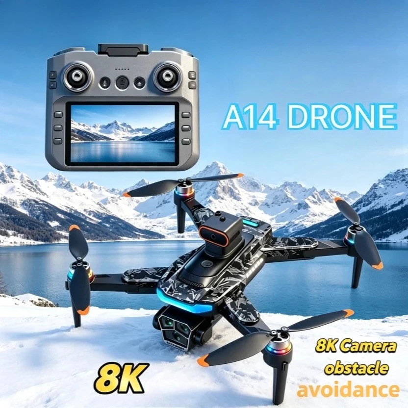 Fpv Brushless Rc Drone 4K - Drone GPS A14 Original 8K à