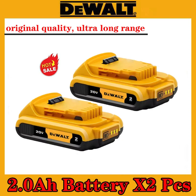 

Dewalt DCB200 20V 6000mAh Replacement Battery Compatible with For Dewalt 20V 18 v and 20 Vot Tools For Dewalt