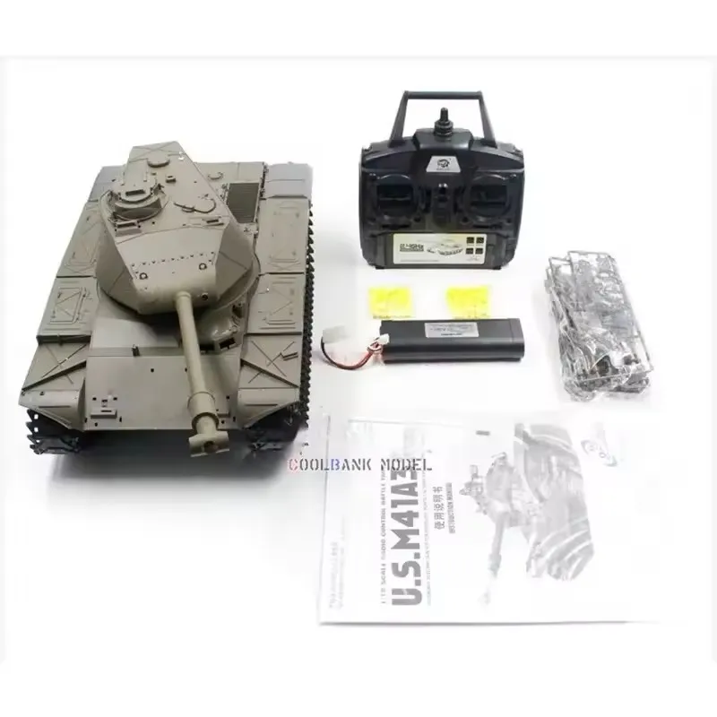 Henglong 1/16 7.0 Maßgeschneiderte Walker Bulldog RTR RC Panzer 3839 Metallkettenräder