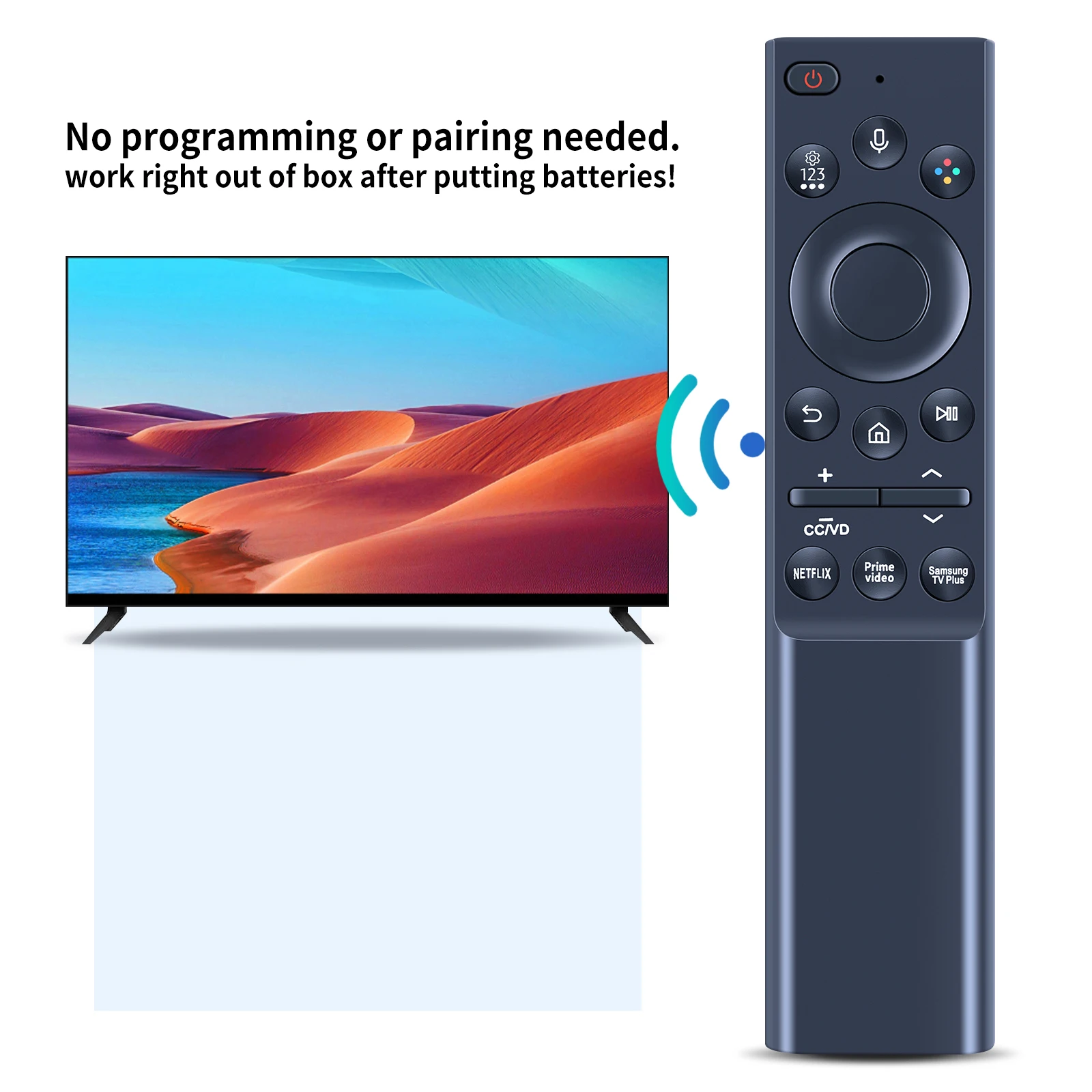 Nuovo telecomando vocale BN59-01363M per TV Samsung UN75AU8000FXZA UN85AU8000F