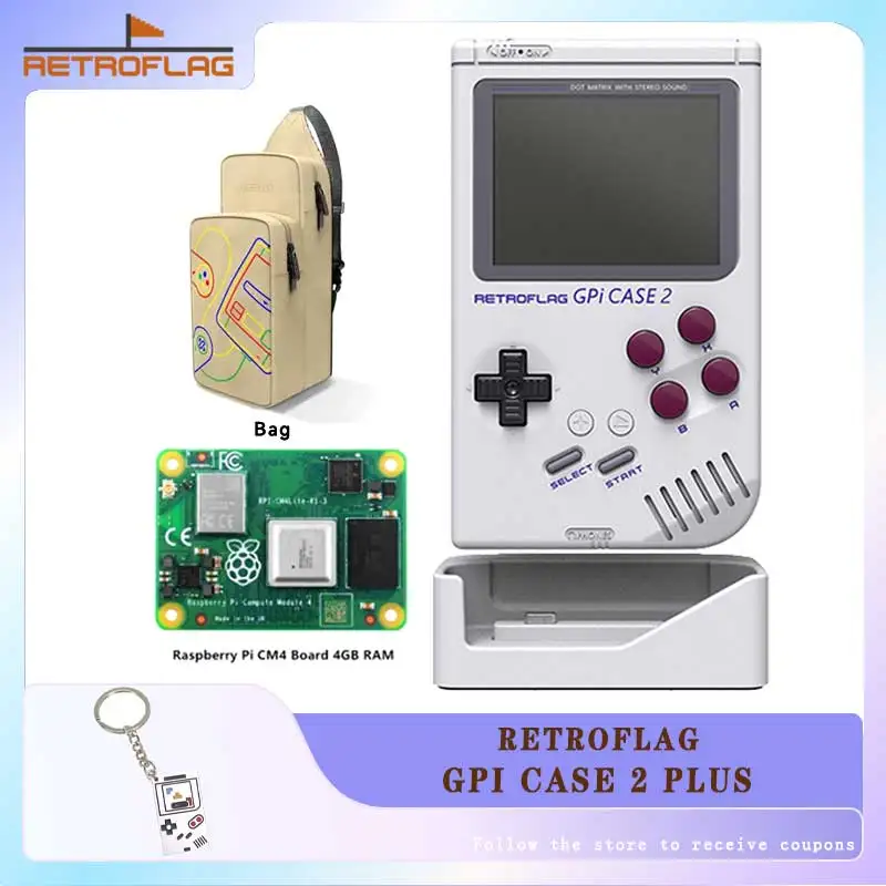 Retroflag GPi Case2 Deluxe Edition with Travel Chest Bag GPi 2 Case with 3