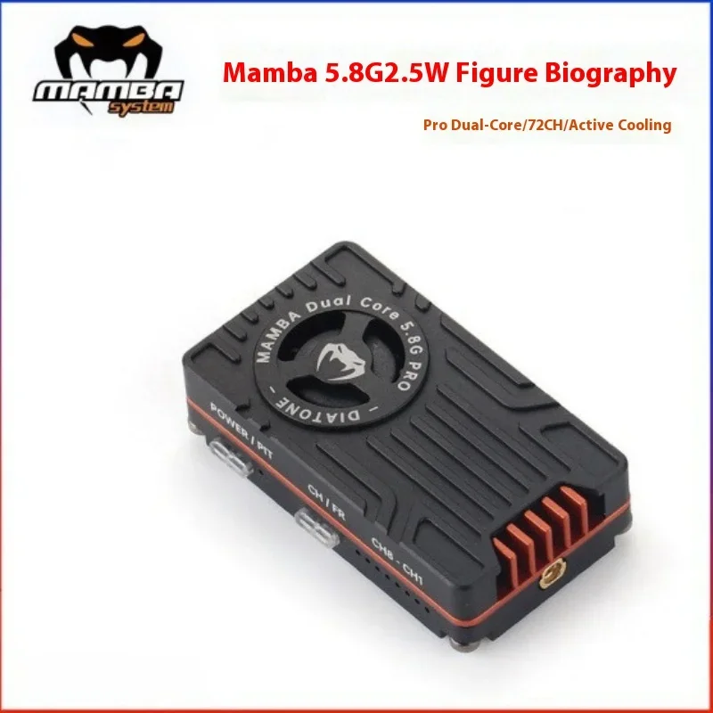 

Image Transmission DIATONE MAMBA 5.8GHz 2.5W High Power VTX 72CH Channel Dual Core VT FOR FPV Traversing Machine