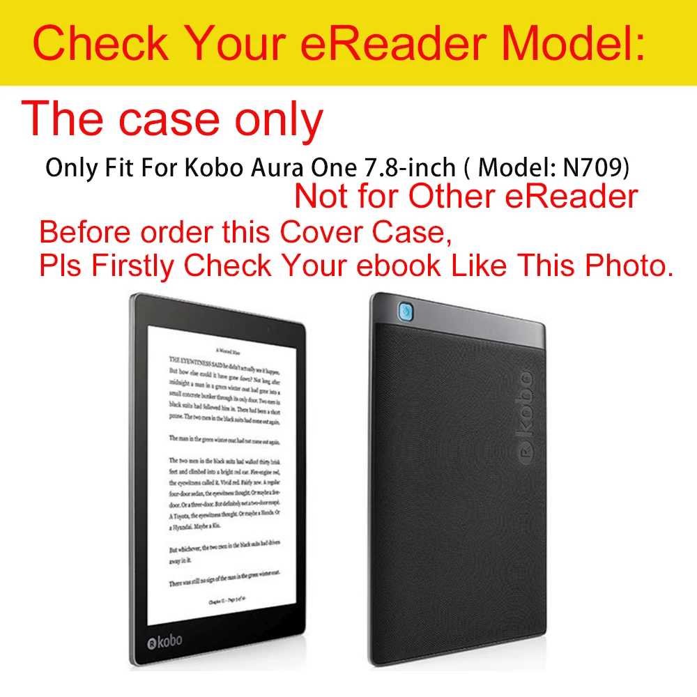 Case For Kobo Aura ONE Limited Edition Case 7.8