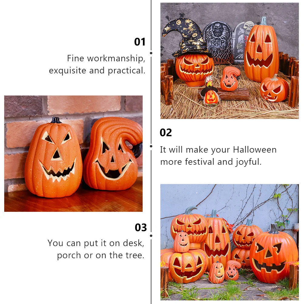 Latarnia z dyni Ozdoba Power Jack Dynie Wiklinowe dekoracje na Halloween Światła Świecące latarnie festiwalowe