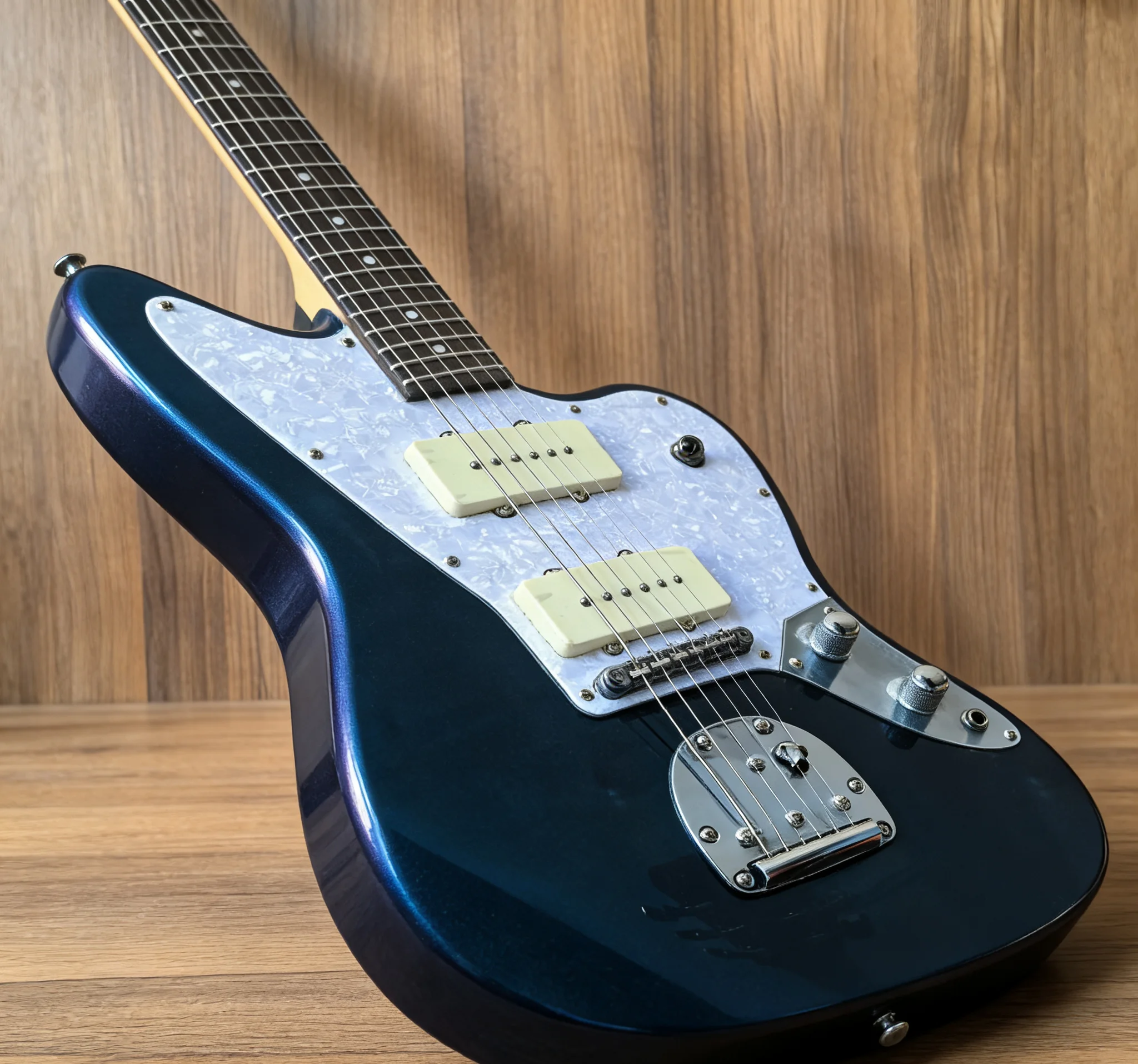 Musicool 6-String Electric Guitar with Color-Changing Paint Finish And Closed Pickups - Musical Instrument