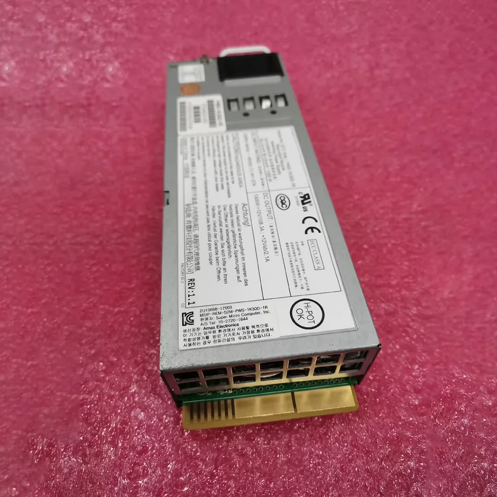 

Серверный блок питания мощностью 1300 Вт PWS-1K30D-1R