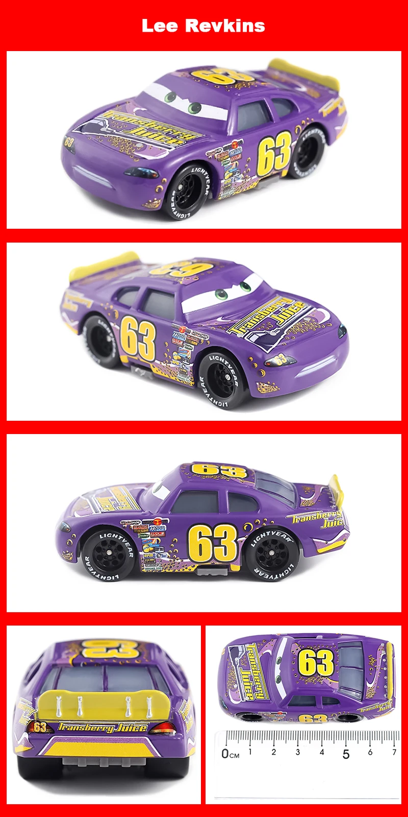 Pixar Cars 2 Cars 3 Pixar Cars Metall-Diecast-Modellautos Lightning McQueen Legierung Rennwagen-Serie Kinderspielzeugauto – Detail 20