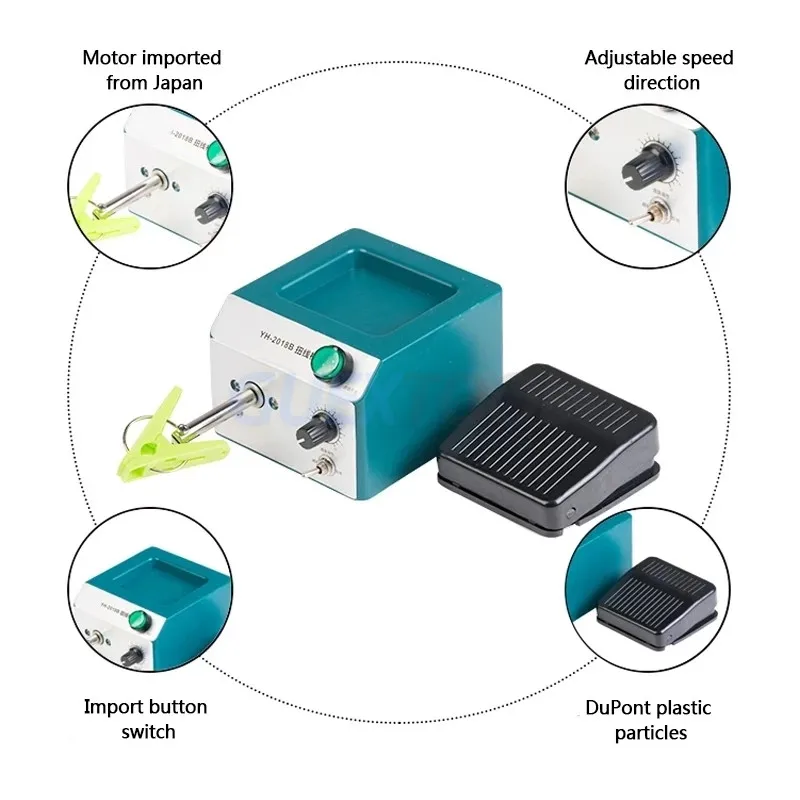 Adjustable Speed Pedal Electric Twisting Machine Shielded Wire Braided Wire Twisting Machine Forward And Reverse Winding