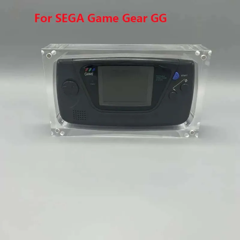 

High Transparency Acrylic display box magnetic cover console storage box For SEGA Game Gear For GG Game Console Shell