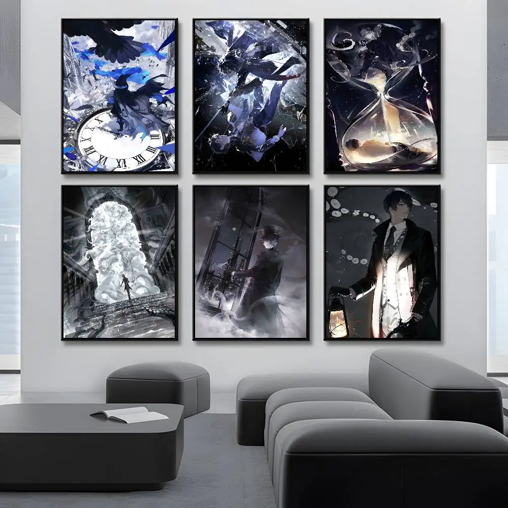 Anime L-Lord Of Mysteries Poster Waterproof Vintage Movie Posters High Quality Wall Art Print For Room Decor Gift