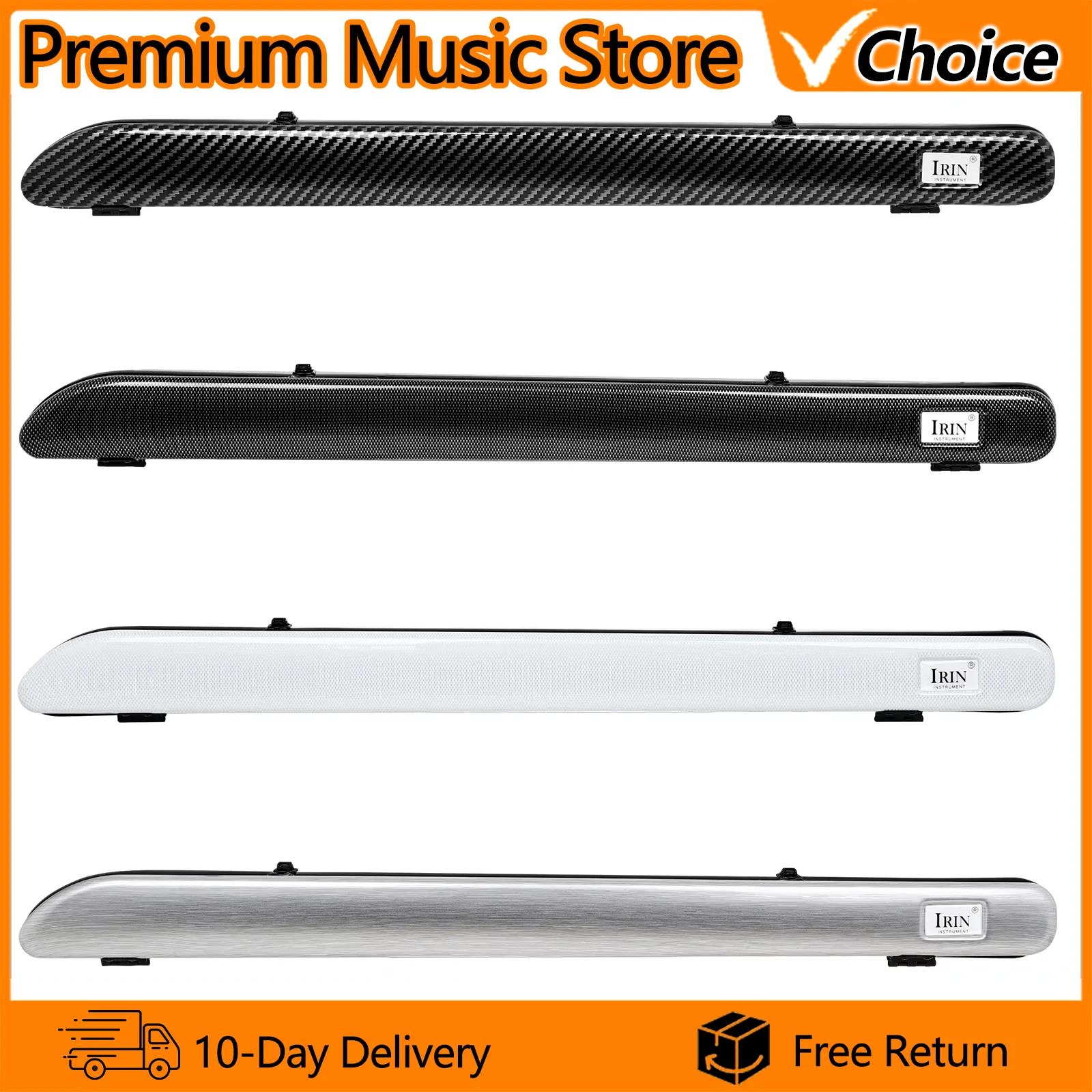 IRIN Violin Bow Case Carbon Fiber Material Bow Storage Case for Violin/Viola  Portable Bow Box Case Violin Parts & Accessories
