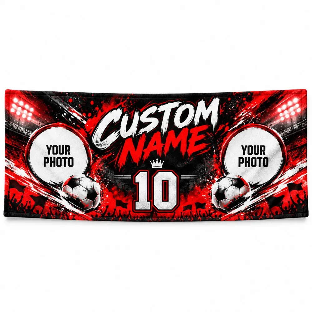 1PCS 1PCS Custom Soccer Fan Towel Personalized Photo Name Number Microfiber Sports Towel for Stadium Match Game Day Football Fans - Aliexpress Deal