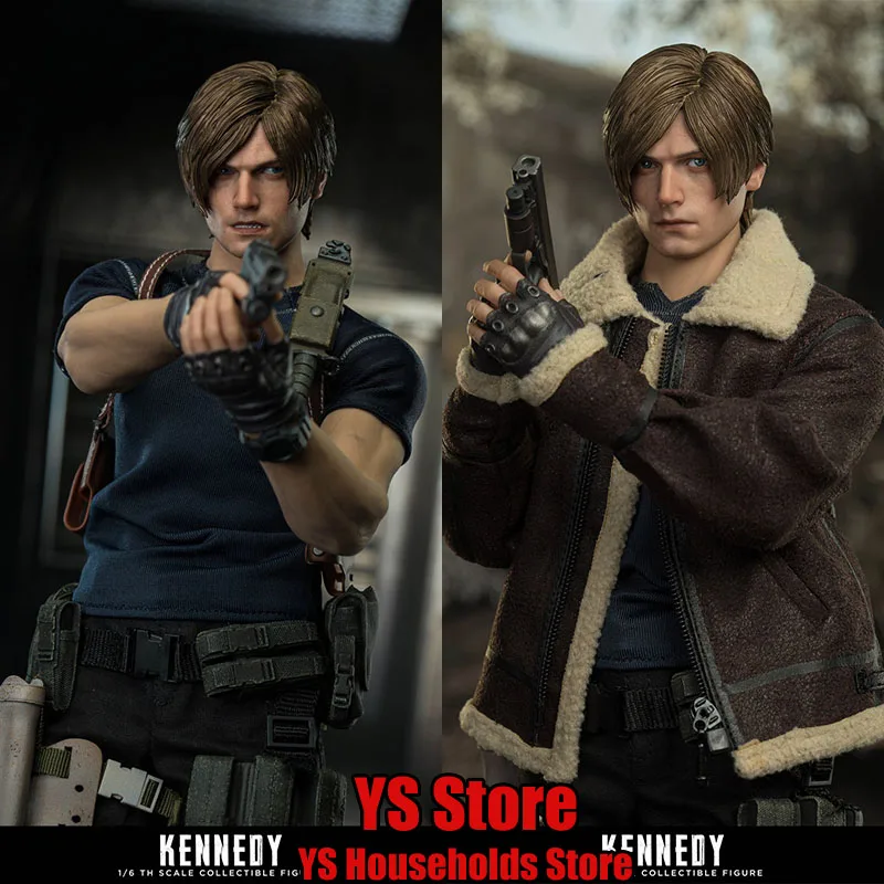 

In Stock MTTOYS017 1/6 Collectible Leon Kennedy Action Figure Separate Rolling Eyes Head Design 12" Full Set Man Soldier Model