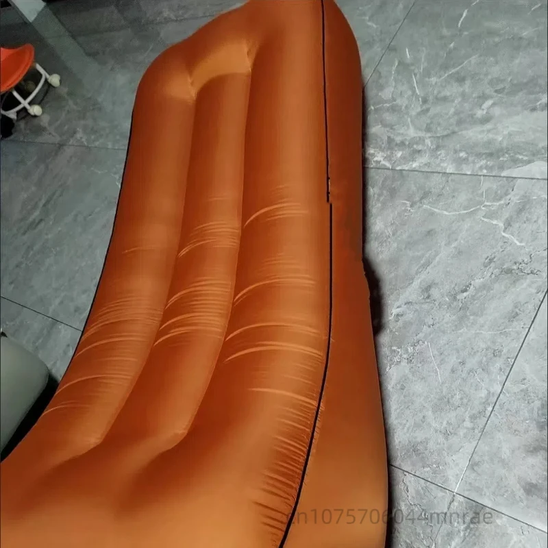 Inflatable Sofa, One Click Automatic Inflation, Portable Lazy Inflatable Sofa, Outdoor Single Lounge Chair, Beach Leisure Chair