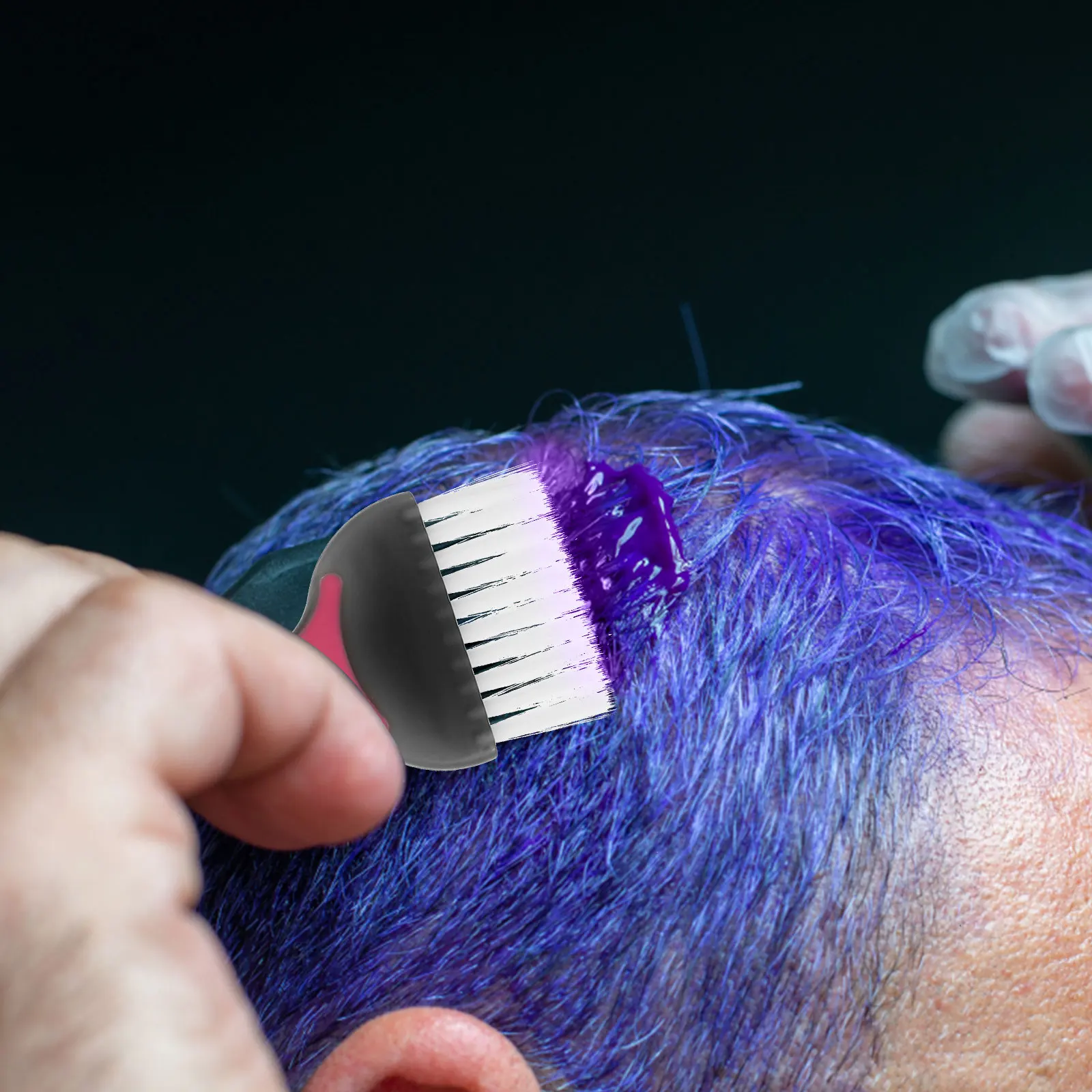 

4pcs Coloring Brush Kit For Barbershop Hair Dye Home Dyeing Tools Set Includes Hair Dye Comb Applicator