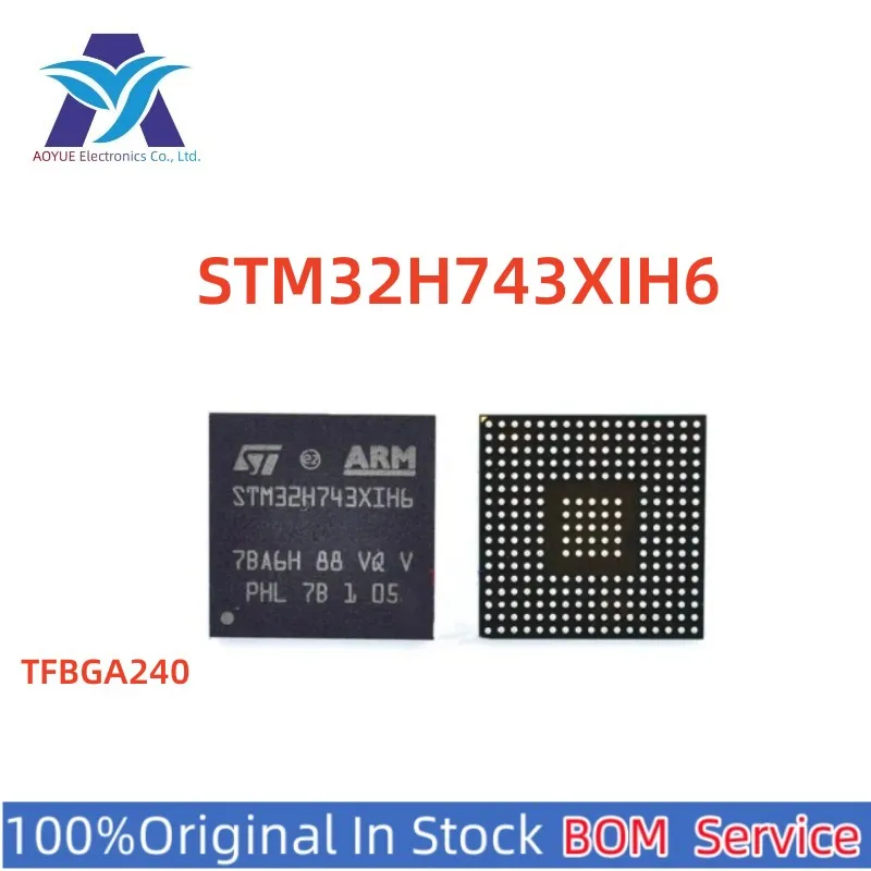 STM32H753XIH6 STM32H743XIH6  High-performance ARM Cortex-M7 MCU DSP DP-FPU with 2MB Flash 1MB RAM 480MHz CPU