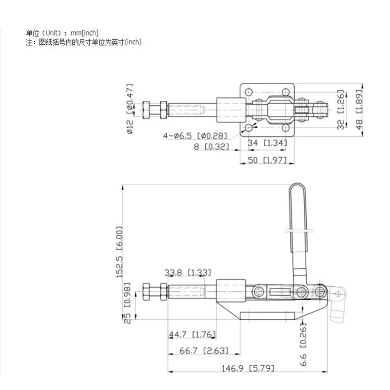 CH-305-BM быстрое нажимное крепление