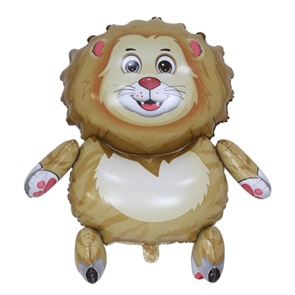 

Lion Balloon Child Birthday Party Supplies Adorable Animals Shaped Inflatable Decor Aluminum Film Elegant Festive