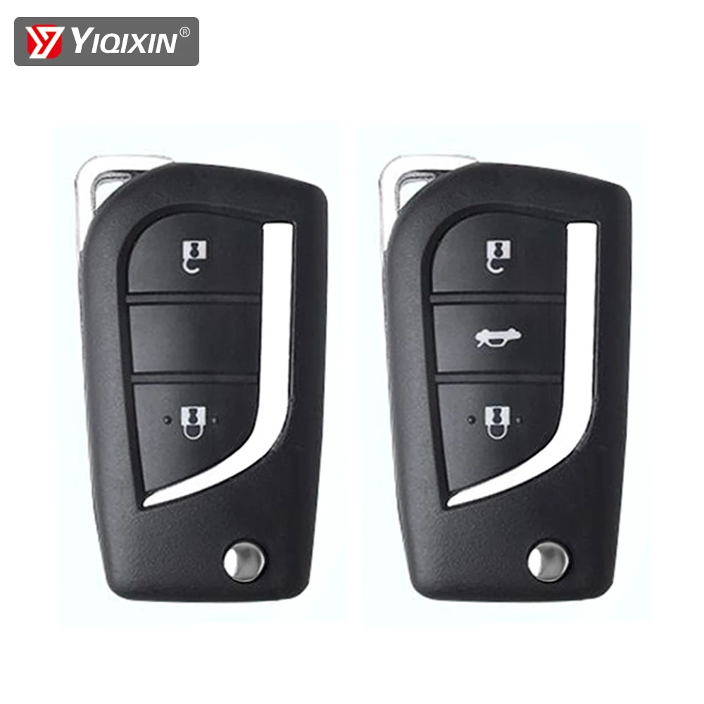 YIQIXIN Remote Key Shell Cover Case For Toyota Levin Prado Camry Reiz Highlander Corolla RAV4 Kluger Cruiser TOY43 Blade