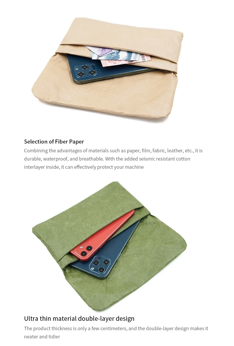Universal Papier Material Telefon Tasche Tasche Brieftasche Tasche Fall Für iPhone 13 Pro Max Für iPhone 15 16 Pro max Plus Für Note 20 S21 – Detail 3
